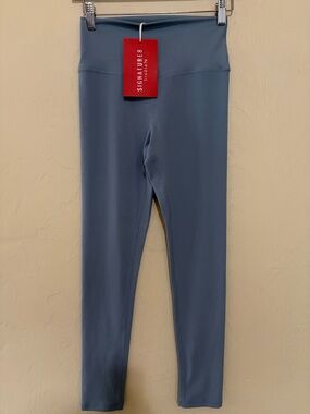 Signature8 Studio 79 Dusty Blue High-Waist Leggings. New with Tags!
